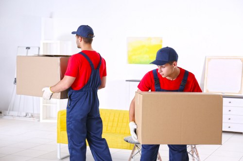 Moving truck service ready for a local Surrey home relocation