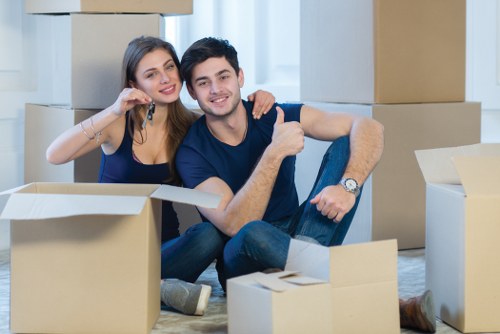 Removal team planning a house move in Surrey