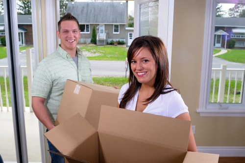 Removal van service helping with a local Surrey house move