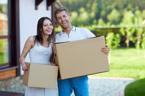 Careful loading for apartment removals in Surrey