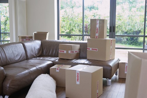 Careful furniture handling during a house removal in Surrey