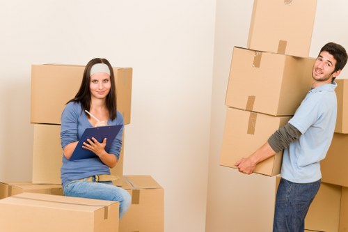 Local movers managing stairs and access in a Surrey flat